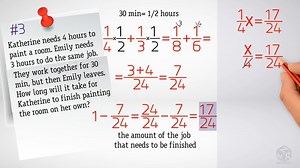 "Working together" word problems. VIDEO