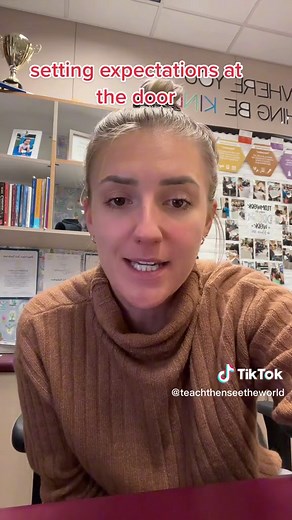 Setting Expectations at the Door for Classroom Management