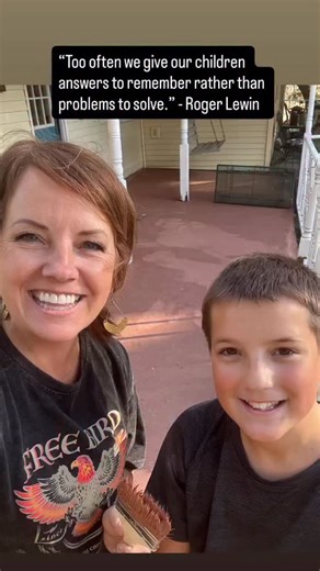 🌽 Growing up on a farm, my dad was SO good at pulling us into the problem-solving process, not just doing it himself or handing us the answer. If something broke, we brainstormed. If something didn’t work, it was a puzzle to solve. You either won or you learned. 🌽 Looking back, I honestly think that’s where so much of my confidence came from. Nobody made us feel dumb for not knowing, we worked as a team and we were just expected to figure things out, one small step at a time. And there was som