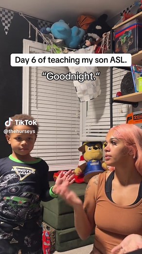 Teaching ASL: A Goodnight Ritual for Mom and Son