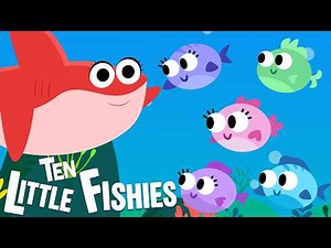 10 Little Fishes | Ten Little Fishes Went Out One Day | Kids Song & Nursery Rhyme | Baby Fishes Song