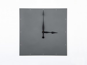 Minimalist Modern Wall Clock in Dark Gray | Contemporary Square Clock Design - Etsy