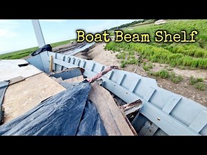 Ep 135 - Replacing A Wooden Boats Beam Shelf #boatrestoration