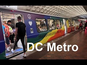 Washington DC Metro Ride | Metro Subway | Union Station to Dupont Circle Station