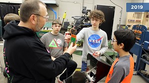 3.7K views · 66 reactions | The robotics team at Pewaukee High School rebuilt a damaged MCTS farebox to help teach kids who are blind or low vision how to ride the bus! #MCTSExcellence | Milwaukee County Transit System | Facebook