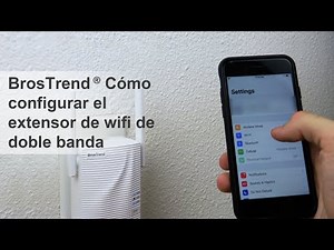 Configuración del extensor de wifi AC1200. Extienda fácilmente el wifi de su hogar con BrosTrend