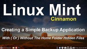 Linux Mint - Cinnamon - 创建一个简单的备份应用程序