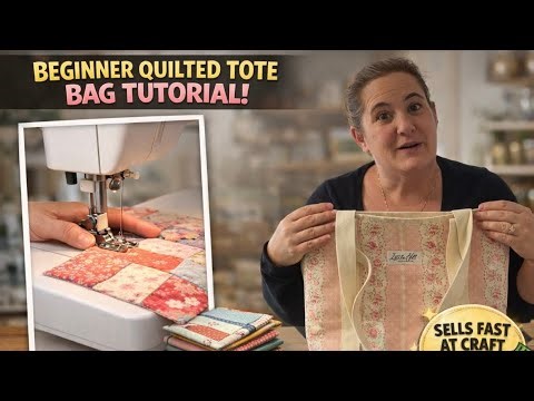 Quilted Tote Bag Tutorial | A Comforting Handmade Gift for a friend fighting cancer.