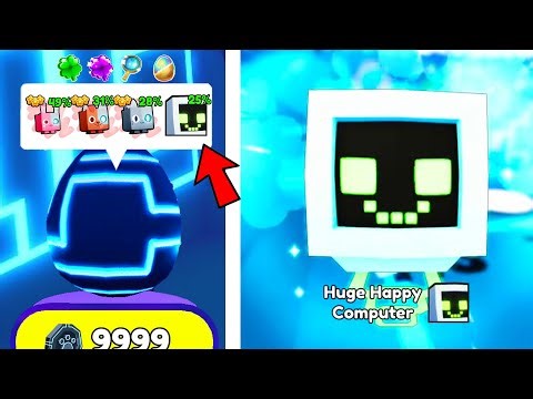 The EASIEST Egg to Hatch *NEW* HUGE HAPPY COMPUTER!! (Pet Simulator 99)