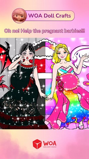 4.2K views · 36 reactions | Poor pregnant barbies need a home to give birth! 梁 Help them! #WOANETWORK #dollcraft #paperdoll #barbiedoll | WOA My Diary Animated | Facebook