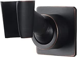 Shower Head Holder Adjustable Handheld Shower Head Bracket Adhesive Shower Wall Mount Holder Brass Shower Wand Holder Oil-Rubbed Bronze, Glue Installation