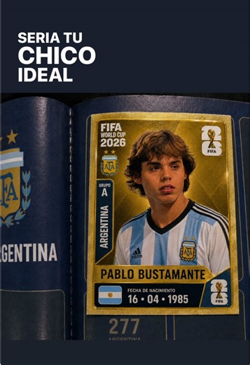 Así dan ganas de comprar el álbum 😳 #pablobustamente #rebeldeway #futbol #inmortal #viral