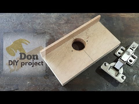 Concealed hinge jig