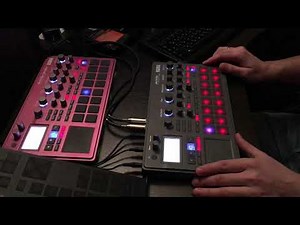 Electribe2 and Electribe2 sampler live looping (Cut-n-mute - Chase)
