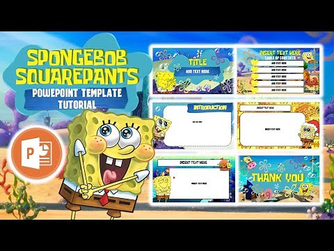 SPONGEBOB SQUAREPANTS TEMPLATE 🧽🍍🌊| FREE POWERPOINT THEME | 13SLIDES | TUTORIAL | ELLA BLANCO BAJADO