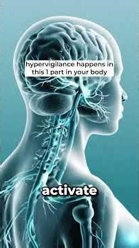 hypervigilance happens in this 1 part in your body 👇🏼 #shorts