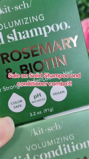 Solid Shampoo and Conditioner Combo Sale Announcement