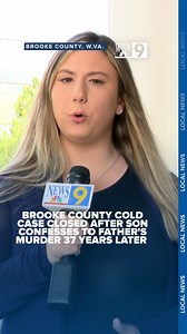 65K views · 333 reactions | Brooke County cold case closed after son confesses to father's murder 37 years later DETAILS: https://wtov9.com/news/local/brooke-county-cold-case-closed-after-son-confesses-to-fathers-murder-37-years-later-brooke-county-cold-case-confession-murder-plea-deal-edward-adams-james-edward-adams-sr-life-sentence | WTOV NEWS9 | Facebook