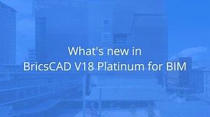 The world’s most versatile design-centric BIM workflow just got better, and it is available today. From design through documentation in one product, one streamlined interface and all in .dwg. Welcome to BricsCAD BIM V18! | Bricsys, part of Hexagon
