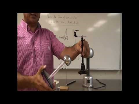 Van de Graaf Generator Leyden Jar and Pith Ball