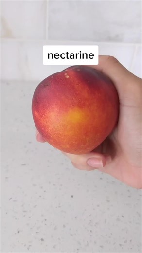 the nectarine. #learnontiktok #tiktokpartner #healthy