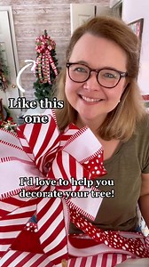 156K views · 999 reactions | How to make a Christmas tree bow for easy holiday decorating!  | 3 Little Greenwoods Creations | Facebook