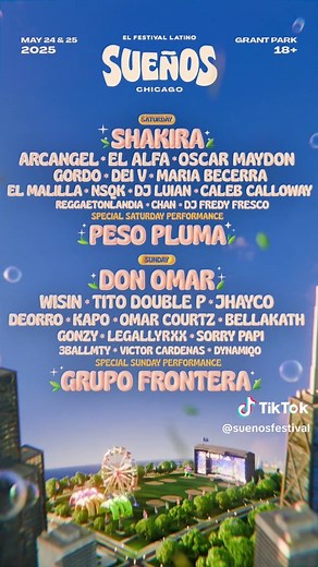 Sueños 2025 Festival Lineup Featuring Top Artists