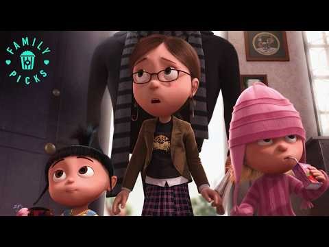 Gru Picks Up His New Daughters | Despicable Me