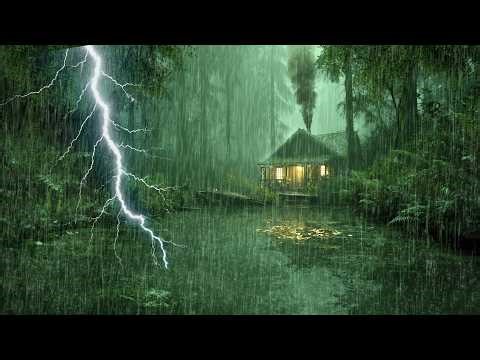 HEAVY RAIN AND THUNDER SOUNDS - DEEP SLEEP | Thunderstorm for Sleeping - Rain Sound Comfort #2