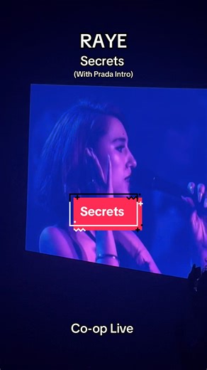 #Secrets #RAYE @Raye @Co-op Live #Concert #CoopLive #LiveSinging