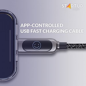 18K views · 420 reactions | Fast charging cable can display your custom startup animation and show real-time battery percentage & charging power output. More info: https://bit.ly/3v0EMId | Startup Selfie | Facebook