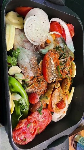 Truite saumonée entière cuite au four Salmon trout cooked on a rainy day in Provence by @cheffebetty