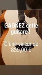 🎉 JEU-CONCOURS ! 🎉 Tentez votre chance de GAGNER une guitare électro-acoustique Faith Naked Venus, tout en bois massif et multi-récompensée, d’une valeur de 839,00 € ! 🇫🇷 Participation 100 % gratuite 🍀 Bonne chance ! ✓ Notre guitare la plus vendue ✓ Table en épicéa massif, dos et éclisses en acajou massif ✓Électronique Fishman ✓ Conçue au Royaume-Uni par Patrick James Eggle | Faith Guitars