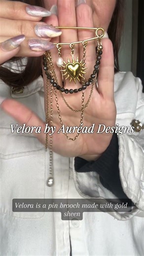 How to style brooches on a denim jacket — stacking handmade and vintage | Auréad Designs