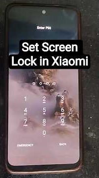 Set Screen Lock in Any Xiaomi Mobile
