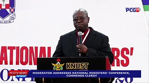 MODERATOR ADDRESSES NATIONAL MINISTERS’ CONFERENCE, COMMENDS CLERGY || NEWS ON THE GO The Moderator of the General Assembly of the Presbyterian Church of Ghana has addressed ministers at the National Ministers’ Conference, commending them for upholding and projecting the good image of the Church across the country. #𝐍𝐌𝐂𝟐𝟎𝟐𝟔 #𝐏𝐑𝐄𝐒𝐁𝐘𝐎𝐅𝐅𝐈𝐂𝐈𝐀𝐋 #𝐏𝐂𝐆𝐓𝐕𝐍𝐄𝐖𝐒𝐎𝐍𝐓𝐇𝐄𝐆𝐎 #𝐏𝐂𝐆𝐓𝐕 | PCG TV