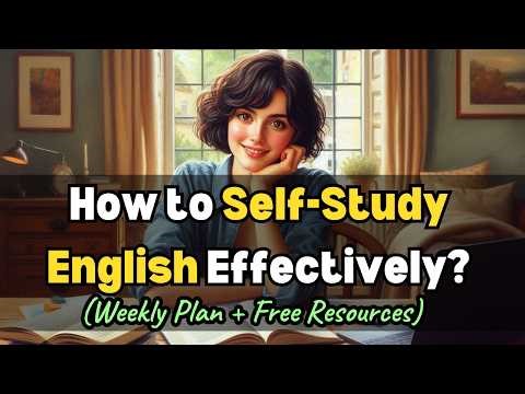 Boost Your English with Self-Study | Weekly Plan + Free Resources