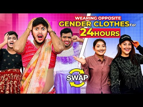 ২৪ ঘণ্টা উল্টো পোশাকে! 😂 | Opposite Gender Clothes For 24 Hours Challenge | Rakib Hossain