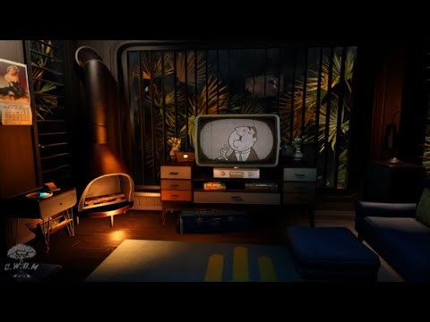 Fallout Live 🎄 Florida Vault Thunderstorm • Retro Cartoons • Smooth Jazz • Cozy Bunker Ambience