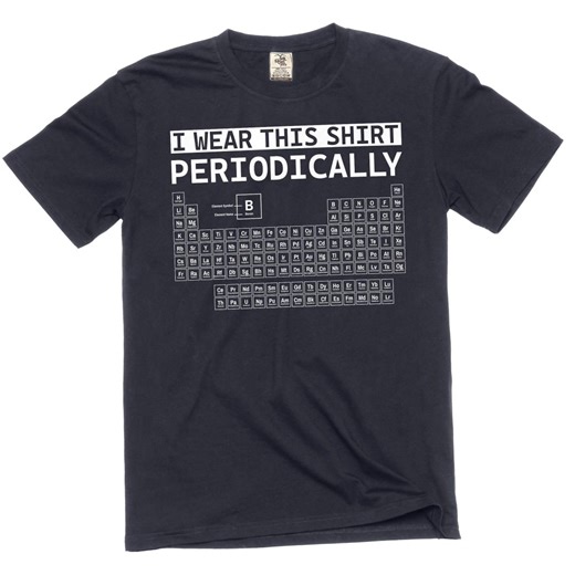 Men's Periodic Table Chemistry T-shirt Funny I Wear This Shirt Periodically Tee - Etsy