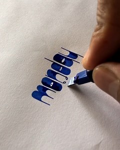 5.8M views · 1.1K shares | Mondays, am I right? https://www.instagram.com/artdaily_official/ Illustrator and calligrapher Dilbag explores type and form with parallel pen. — : https://www.instagram.com/dilbag.insta/ | Art Daily | Facebook
