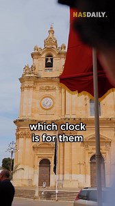Nas Daily explains why Maltese churches have two clocks showing different times #NasDaily #malta #discovermalta #visitmalta | Discover Malta