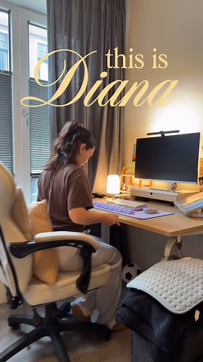 Diana ✦ QuintDesigns | Brand Design Studio | Just a normal day as a designer who runs her own studio… with help from my assistant manager bonnie (she’s asleep, as always) 🐾 wearing all... | Instagram