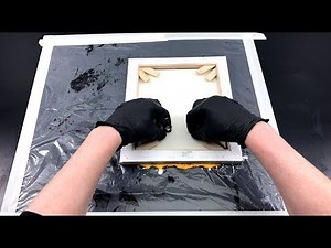 Acrylic pouring - dip technique - It's burning !!!