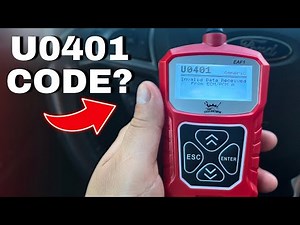 U0401 CodeCauses: Invalid Data Received From ECM/PCM