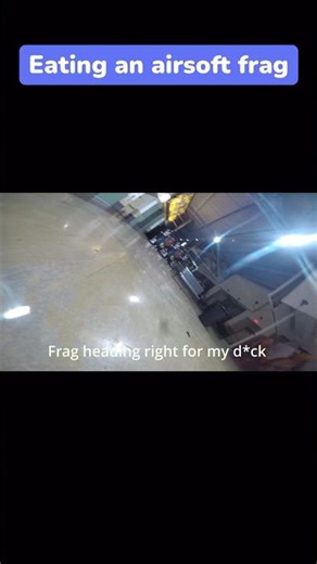 Taking an airsoft frag to the d*ck #operationflamingo #airsoftfail #eg67 #olcmss #frag