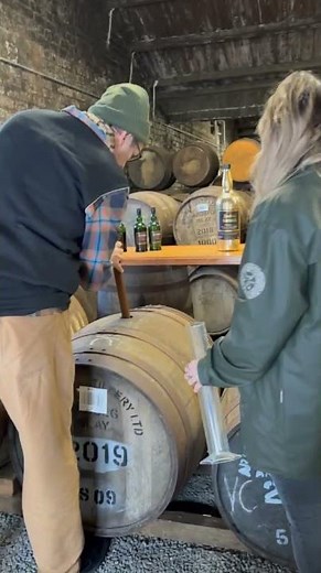 Ardbeg Distillery Warehouse Tour Islay Scotland #ardbeg #scotland #distillery #whisky