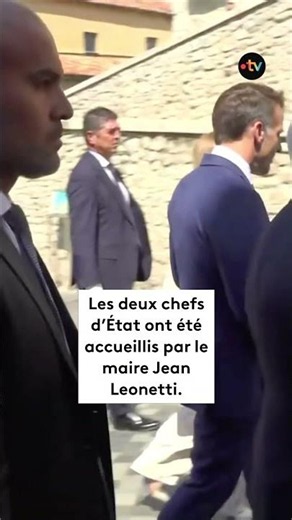 Emmanuel Macron et Giorgia Meloni à Antibes
