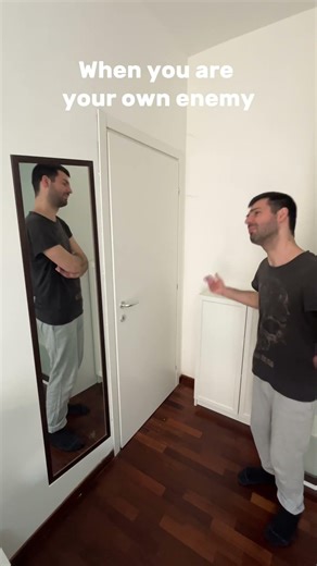 When you are your own enemy #relatable #procastination