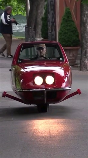 1967 Gyro-X Self-Balancing Two-Wheeler It's called Gyro-X and it's a 2-wheeled prototype able to stay and drive perfectly balanced thanks to a gyroscope (55 cm in diameter) fitted in the front. The Gyro-X is powered by a transversely mounted 4-cylinder, 1,275 cc Austin Mini engine but the “brain” of the car is a hydraulically driven gyroscope, developed by the “gyrodynamicist” Thomas O. Summers. Although technically a functional success, the Gyro-X never went into production. | Cars & Motorbikes